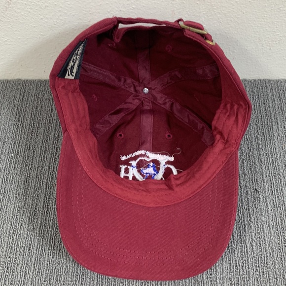 Community Veterinary Hospital Baseball Hat Unisex Burgundy Strapback Headshots - Picture 9 of 13